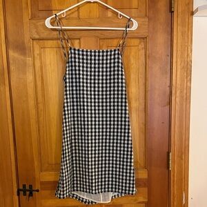 Black and White Checkered Women's dress